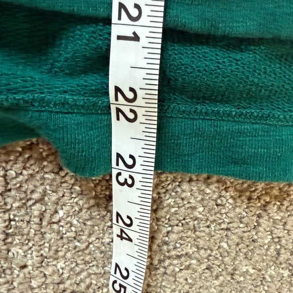 J. Crew Vintage Cotton Terry Turtleneck Sweatshirt in Dark Spruce XS - Picture 7 of 8